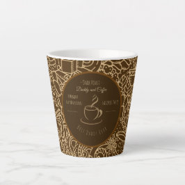 Fathers Day, Daddy and Coffee,Best Daddy Ever Milchtasse