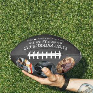 Fathers Day Daddy to Be Schiefertafel 3 Foto Football