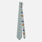 Father's Day Dapper Dad Pattern Necktie Tie Krawatte (Vorderseite)