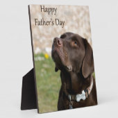 Fathers Day Doggy Fotoplatte (Seite)