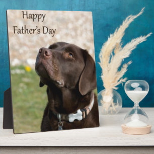 Fathers Day Doggy Fotoplatte