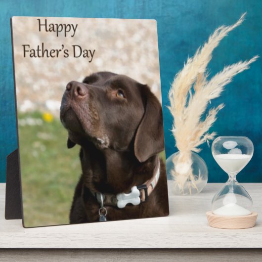 Fathers Day Doggy Fotoplatte (Seite)