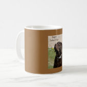 Fathers Day Doggy Kaffeetasse (Vorderseite Links)