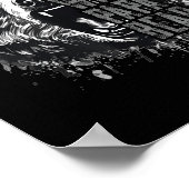 Father's Day Don't Mess With Papa Bear  Poster (Ecke)