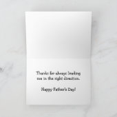 Father's Day Fish Family Karte (Innenseite)
