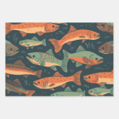Father's Day Fish Geschenkpapier Set (Vorderseite 2)