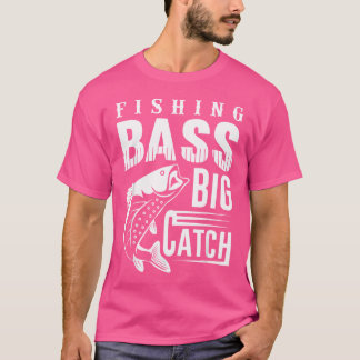 Father's Day Fishing Bass Fisch Rod T-Shirt
