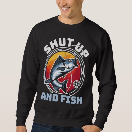 Father's Day Fishing Fisherman  6 Sweatshirt (Vorderseite)