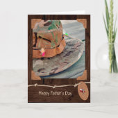 Father's Day Fishing Hats Karte (Vorderseite)