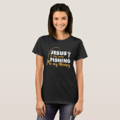 Father's Day Fishing Jesus is My Savior T-Shirt (Vorne ganz)