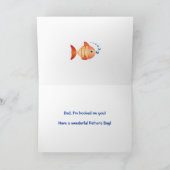 Father's Day Fishing Karte (Innenseite)