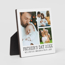 FATHERS DAY Foto von Klebung Classic Type Fotoplatte