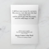 Father's Day funny Card Karte (Innenseite)