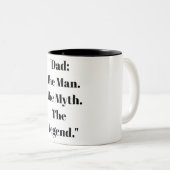 Father's Day Gift Mug Coffee Zweifarbige Tasse (VorderseiteRechts)