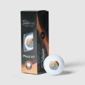 Father's Day Gift New Dad Custom Photo Golfball (Verpackung)