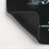 Father's Day Gift – Patience Wisdom Love Dad Quote Mousepad (Ecke)