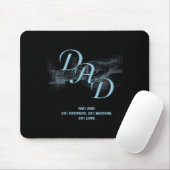 Father's Day Gift – Patience Wisdom Love Dad Quote Mousepad (Mit Mouse)