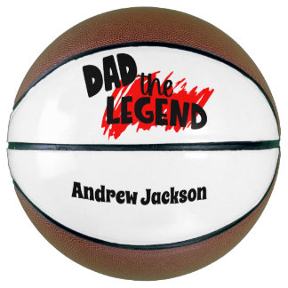 Father's Day Gift Personalized Dad Name The Legend Basketball