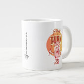 Fathers Day Golf Dad Funny Glizzy At The Turn Hot Jumbo-Tasse (Vorderseite Rechts)