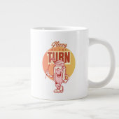 Fathers Day Golf Dad Funny Glizzy At The Turn Hot Jumbo-Tasse (Rechts)