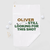 Fathers Day Golf Dad Still Looking Design Golfhandtuch (Insitu)
