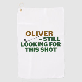 Fathers Day Golf Dad Still Looking Design Golfhandtuch