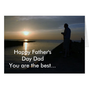 Father's Day Greeting Card/Fishing