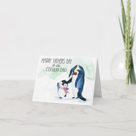 Fathers Day hand painted card Dankeskarte (Vorderseite)