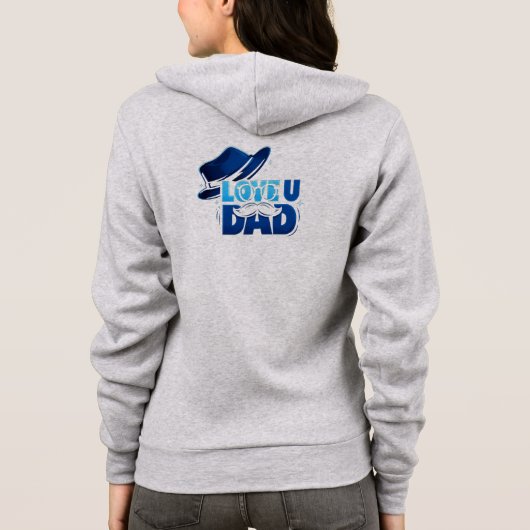 father's day hoodie (Rückseite)