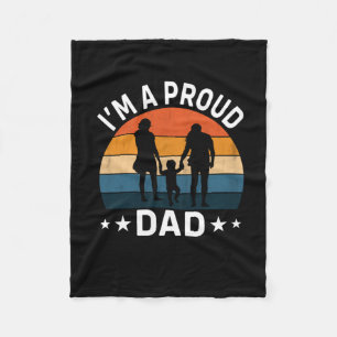 Father's Day I Am A Proud Dad Fleecedecke