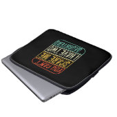 Father's Day I Have Two Daughters Laptopschutzhülle (Vorne Knopf)