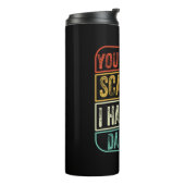 Father's Day I Have Two Daughters Thermosbecher (Nach links gedreht)