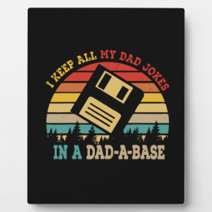 Father's Day I Keep All My Dad Jokes Fotoplatte