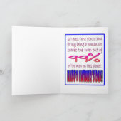 Father's Day Karte (Innenseite)