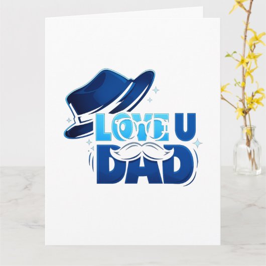 father's day karte (Gelbe Blume)