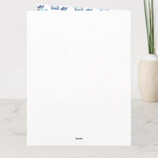 father's day karte (Rückseite)