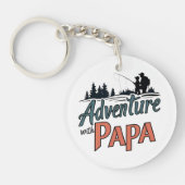 Father's Day keychain, the Best gift for papa Schlüsselanhänger (Vorderseite)