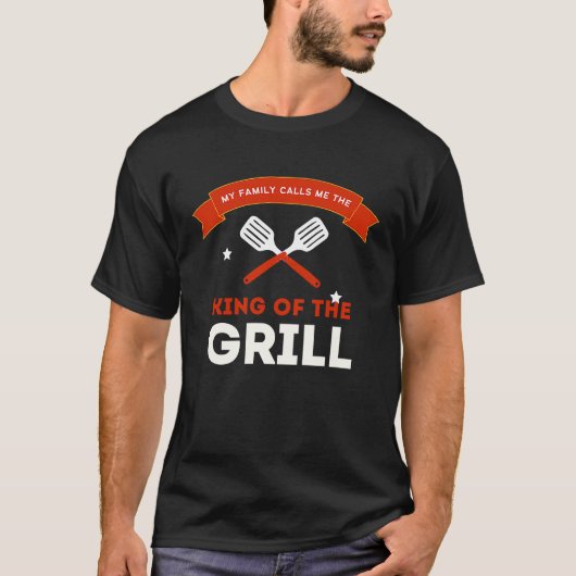 Father's Day  King Of The Grill T-Shirt (Vorderseite)