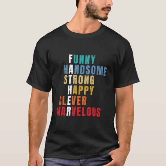 Fathers Day Loving T-Shirt (Vorderseite)