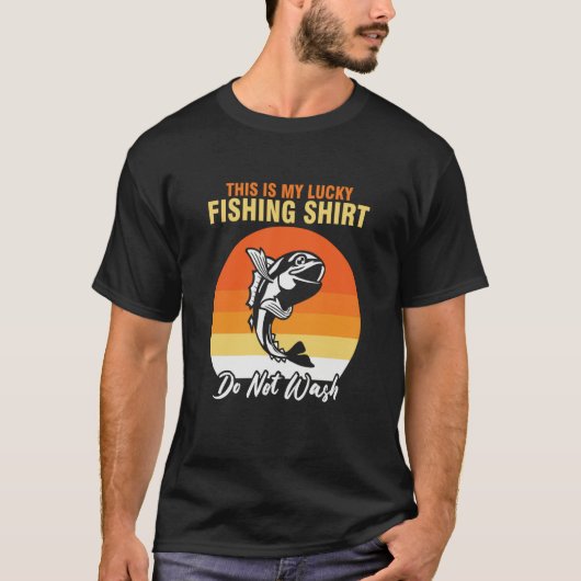 Father's Day Lucky Fishing Fisherman Rod 1 T-Shirt (Vorderseite)