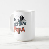 Father's Day mug, The Best gift for papa Kaffeetasse (Vorderseite Links)