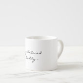 Fathers Day,My Beloved Daddy,Modern , Simple Espre Espressotasse (Vorderseite Rechts)