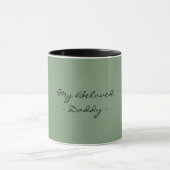Fathers Day,My Beloved Daddy,Modern , Simple Espre Tasse (Zentrum)