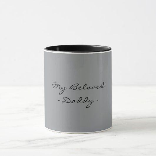 Fathers Day,My Beloved Daddy,Modern , Simple Espre Tasse (Zentrum)