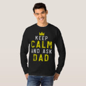 Fathers Day Papa Best Dad Ever Fatherhood Daddy  5 T-Shirt (Vorne ganz)