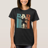 Fathers Day Papa Best Dad Ever Fatherhood Skater D T-Shirt (Vorderseite)