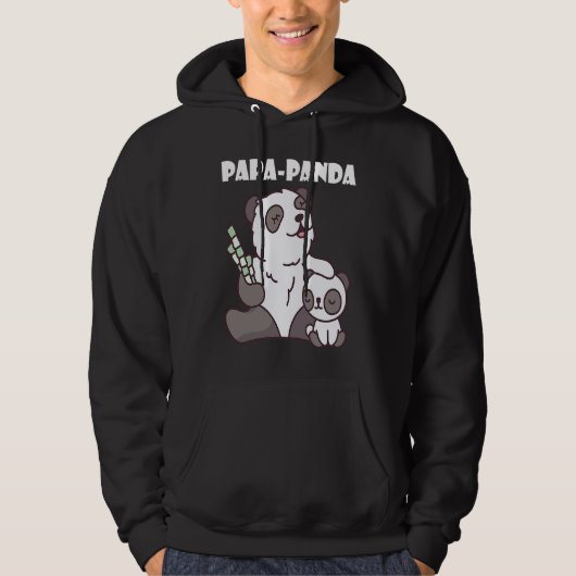 Father's Day  Papa Panda  1 Hoodie (Vorderseite)