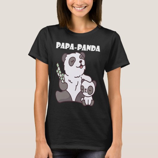Father's Day  Papa Panda  1 T-Shirt (Vorderseite)