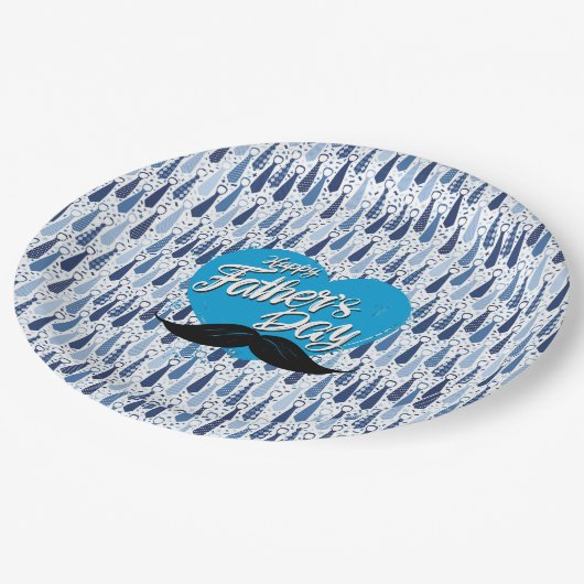 Fathers Day  Pappteller (Schrägansicht)