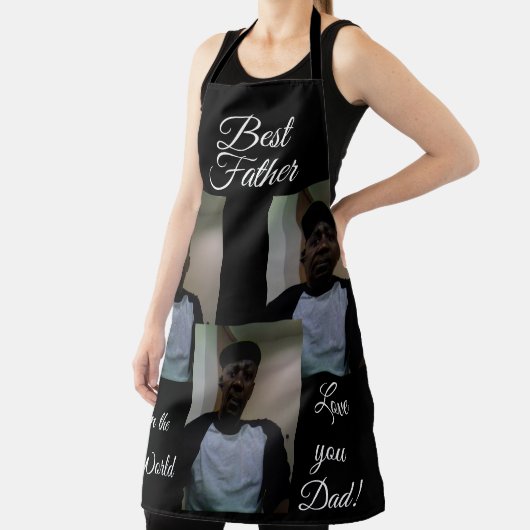 Fathers Day PERSONALIZED  All-Over Print Apron Schürze (InSitu)